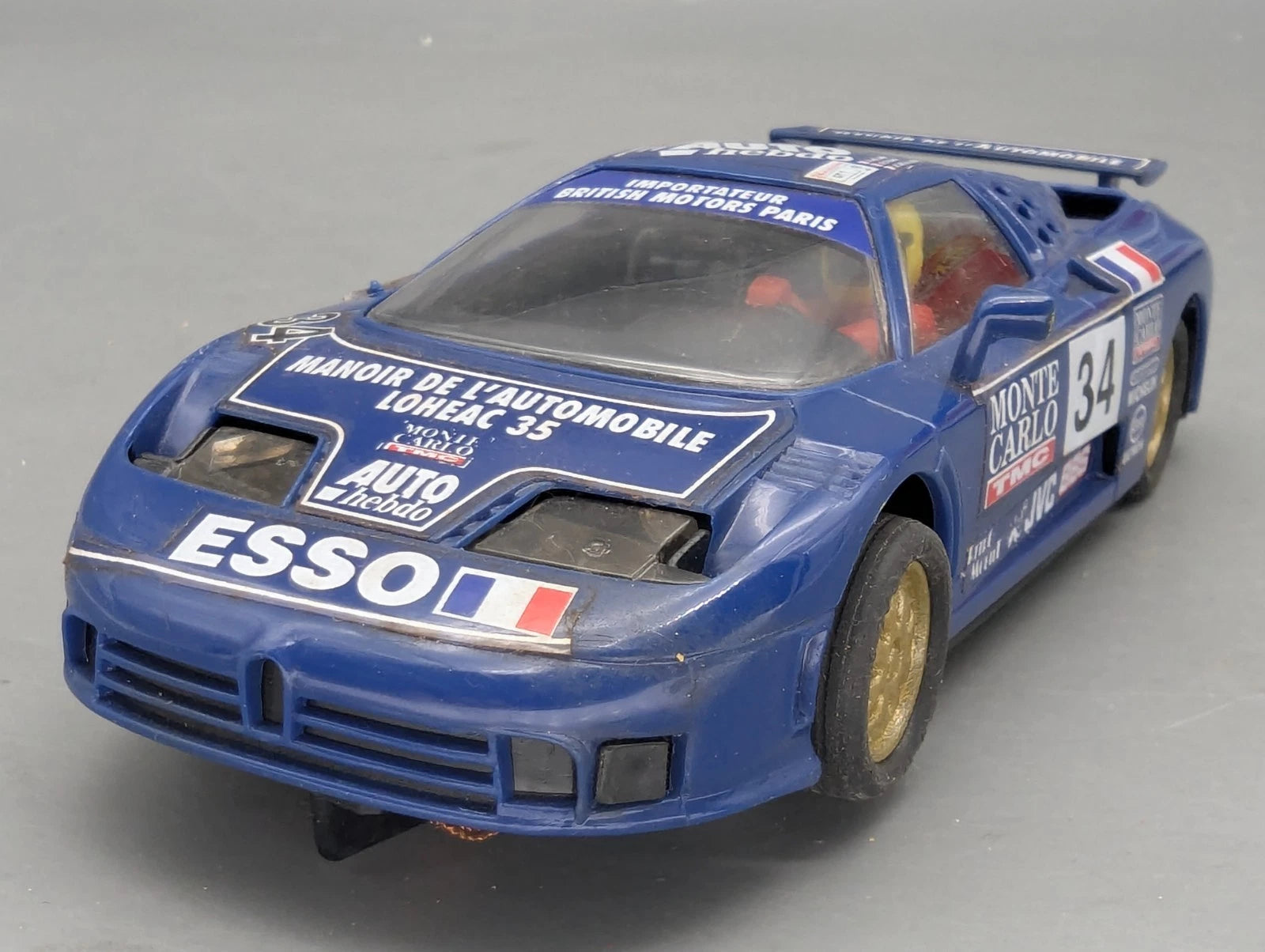 Modellautos Slotcar 1:32 Matchbox SCX  Bugatti EB 110 Le Mans 1994 #34 mit OVP