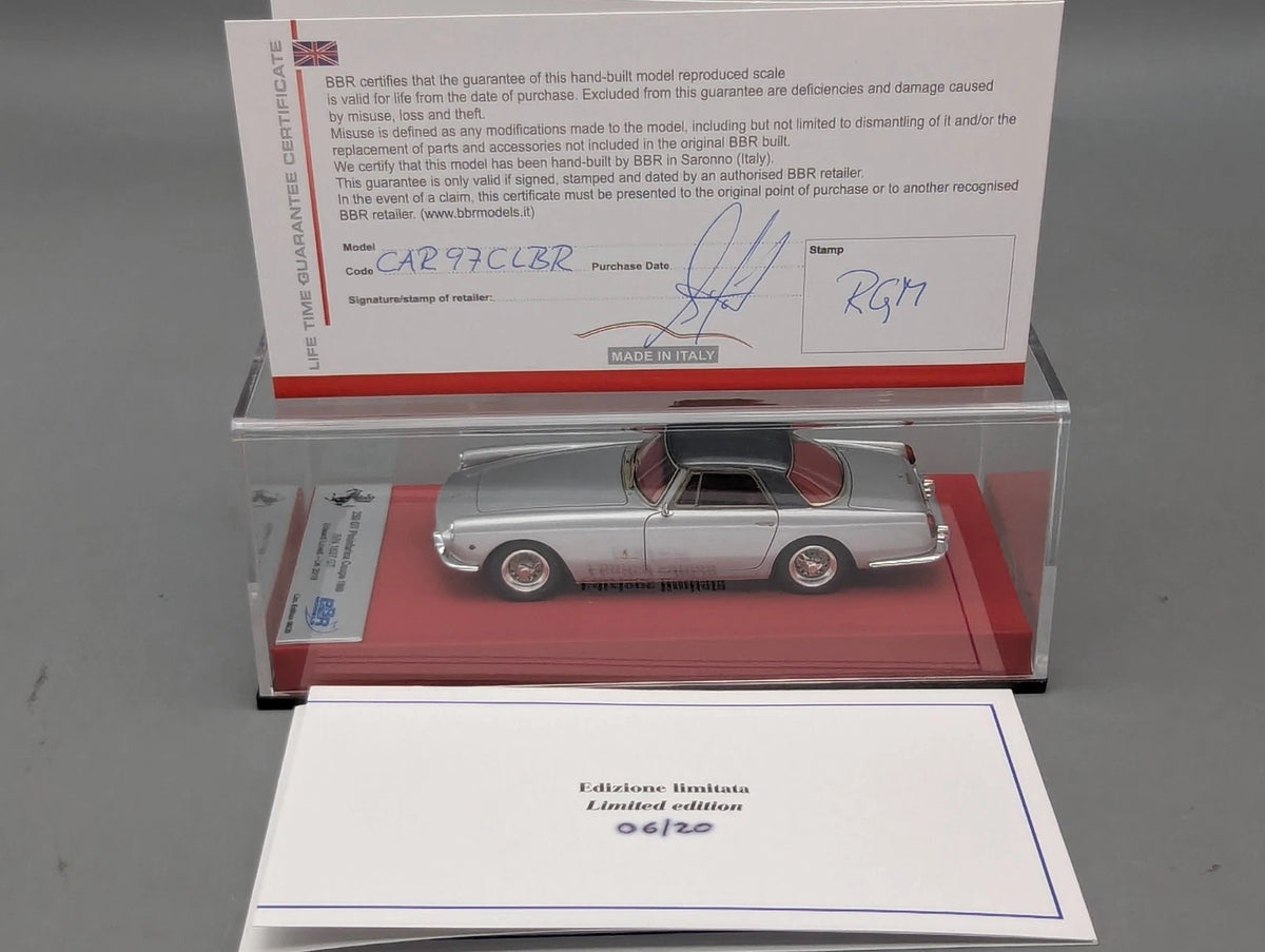 Modellautos 1:43 BBR Ferrari 250 GT Pininfarina Coupe 1960 S/N 1637 GT 06/20 OVP