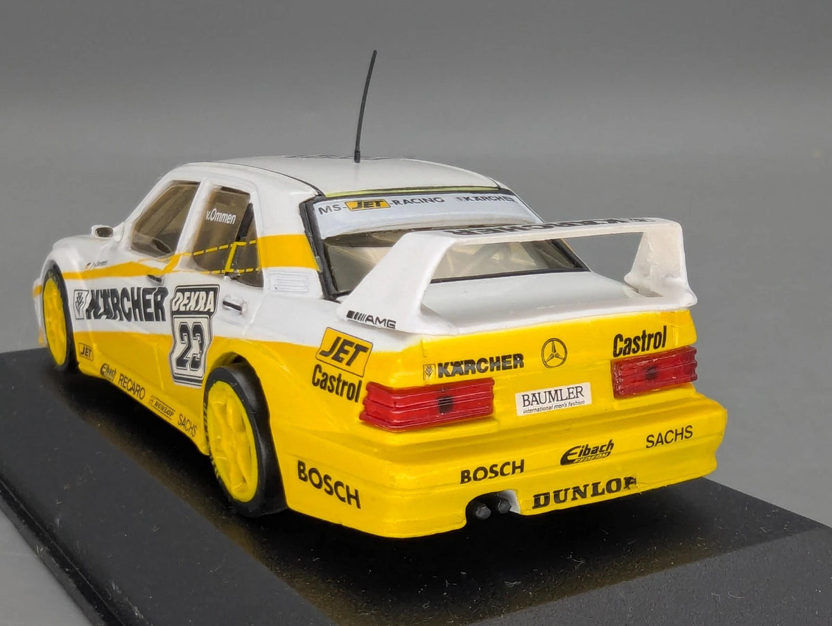 Modellautos 1:43 Minichamps Mercedes Benz 190 E Evo 2 Kärcher #23 v. Ommen OVP