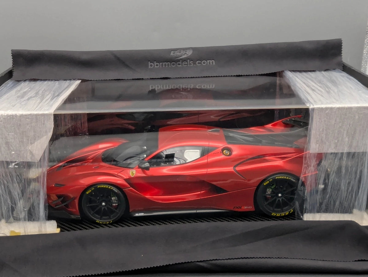 Modellautos 1:12 BBR Ferrari FXX-K EVO Gloss F1 2007B Red Ltd 00/10 Vitrine OVP