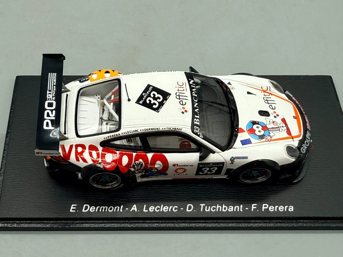 Modellautos 1:43 Spark Porsche 997 GT3 R 24H Spa 2012 #33 mit OVP