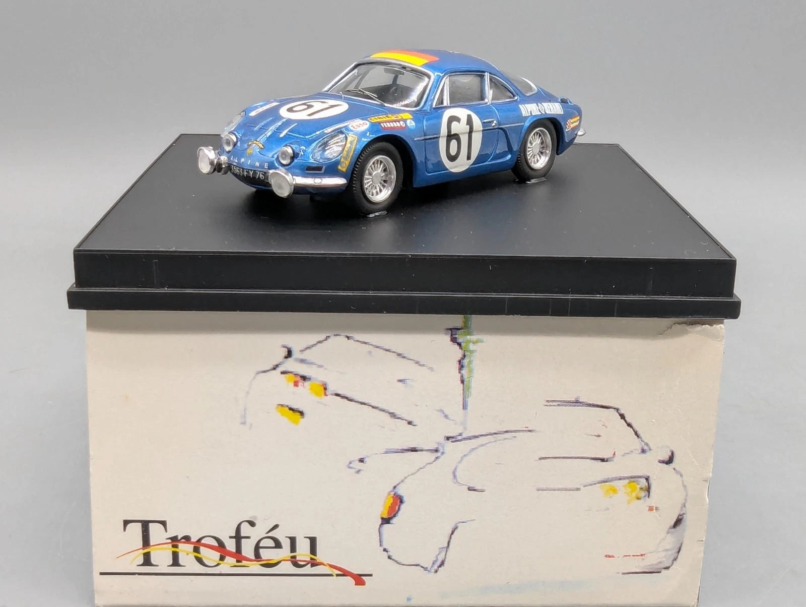 Modellautos 1:43 Trofeu Alpine Renault A110 24h Le Mans 1968 #61 Nusbaumer OVP
