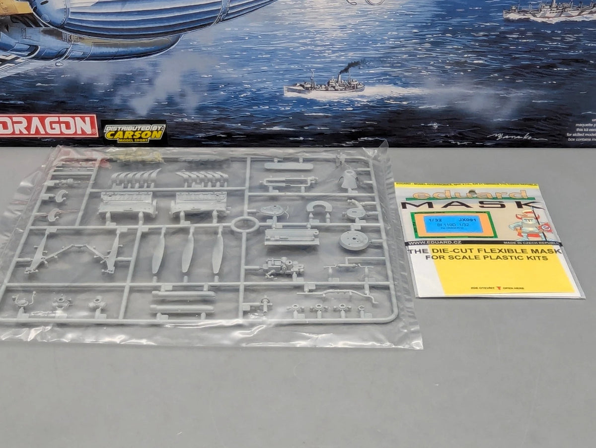 Flugzeug Bausatz 1:32 Dragon Models 3207 Bf 110D-1/R1 Dackelbauch mit OVP