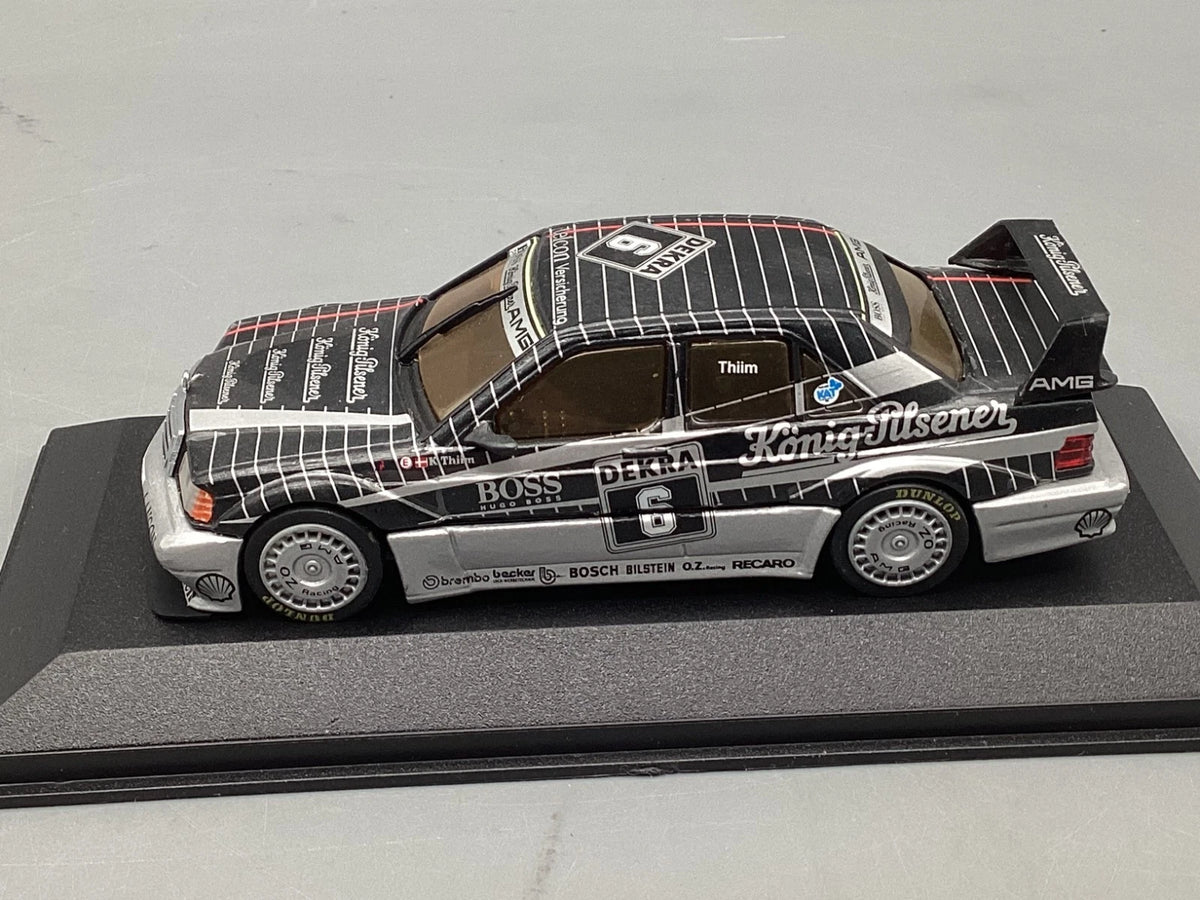 Modellautos 1:43 Minichamps Mercedes 190 E Evo 1 AMG König Pilsener Thiim #6 OVP