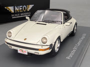 Modellautos 1:43 Neo Scale Models 43246 Porsche 911 Carrera Targa USA Weiß OVP