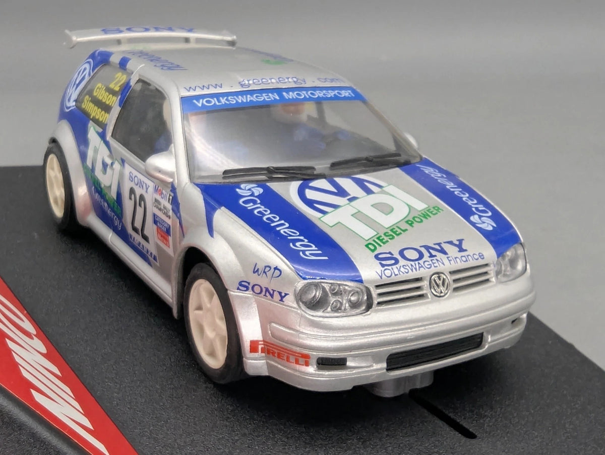 Modellautos Slotcar 1:32 Ninco 50243 Volkswagen VW Golf TDI Greenergy mit OVP