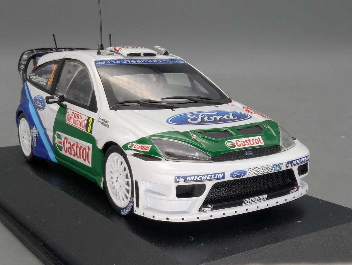 Modellautos 1:43 Minichamps Ford Focus RS WRC Rallye Monte Carlo 2005 #3 mit OVP