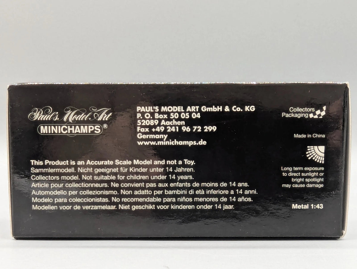 Modellautos 1:43 Minichamps Mini One 2001 Mellow Yellow Haube zum Öffnen mit OVP