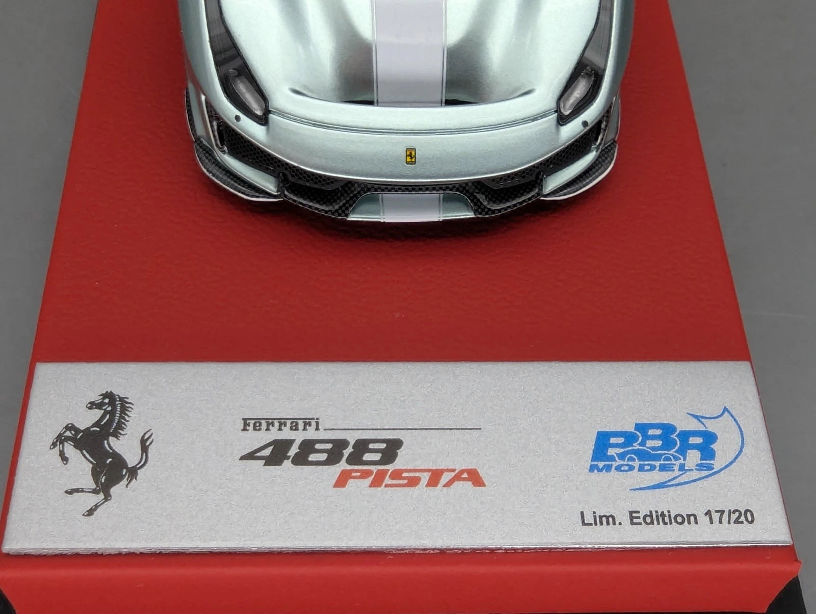 Modellautos 1:43 BBR Concept43 Ferrari 488 Pista RHD 2019 Verde France 17/20 OVP