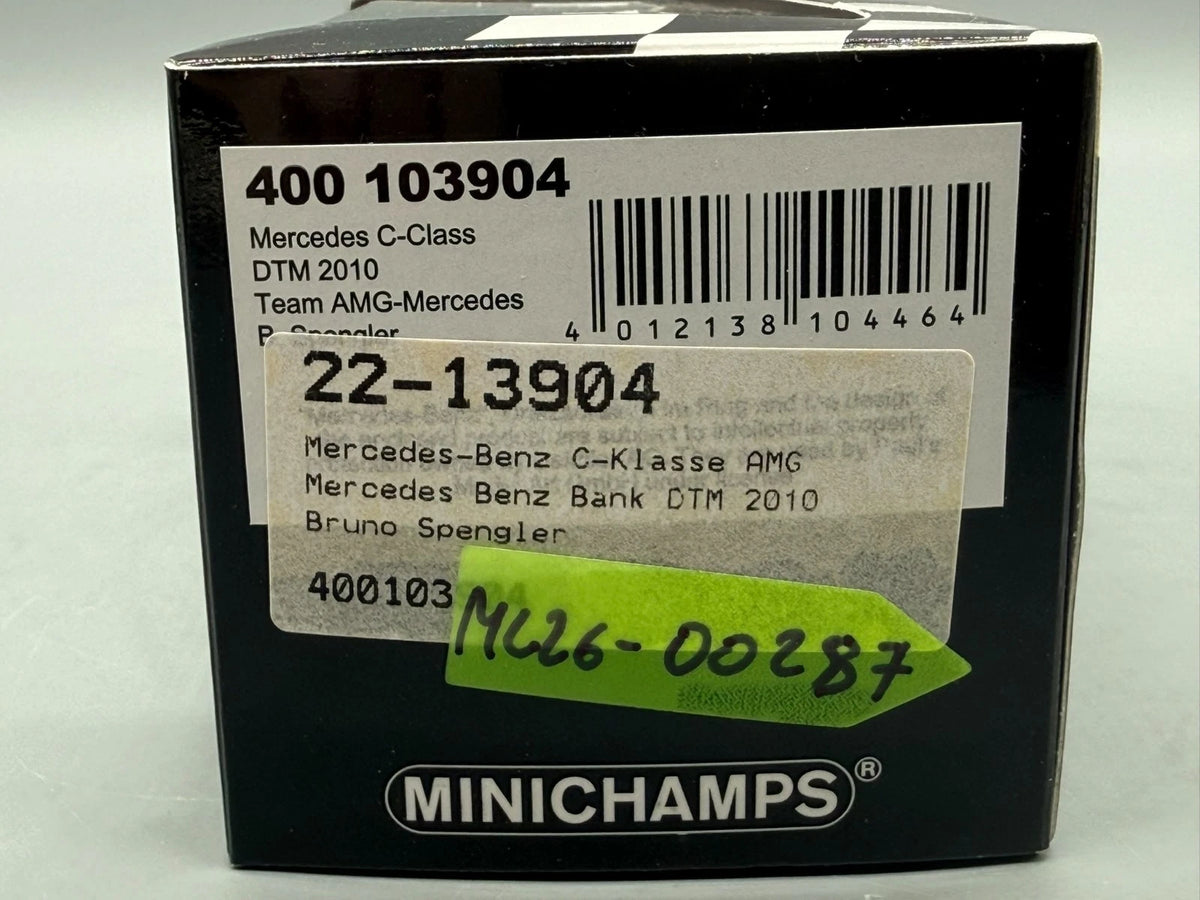 Modellautos 1:43 Minichamps Mercedes-Benz C-Klasse AMG DTM 2010 #4 mit OVP