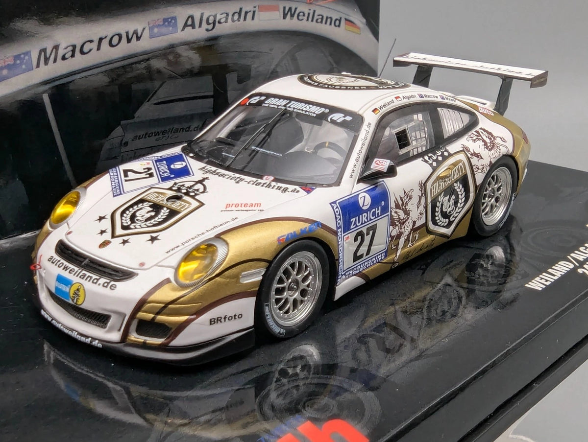 Modellautos 1:43 Minichamps Porsche 997 Cup 24h Nürburgring 2010 #27 mit OVP