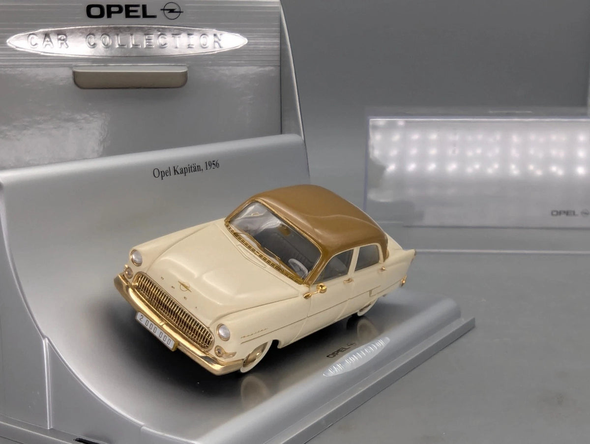 Modellautos 1:43 Ixo PCT Opel Car Collection 2-Mio. Opel Kapitän 1956 Dealer OVP