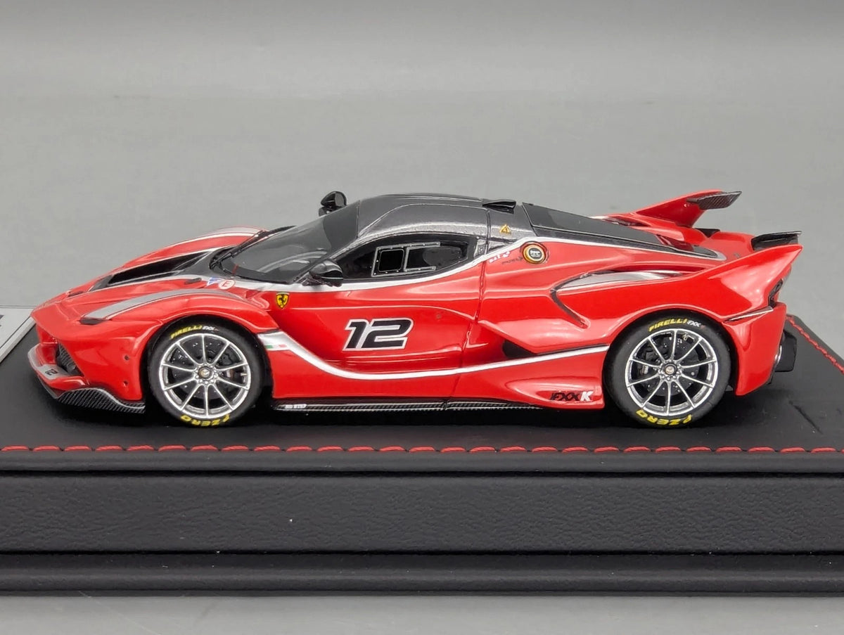 Modellautos 1:43 BBR Deluxe Ferrari FXX-K Rosso Scuderia Car #12 Ltd 01/05 OVP