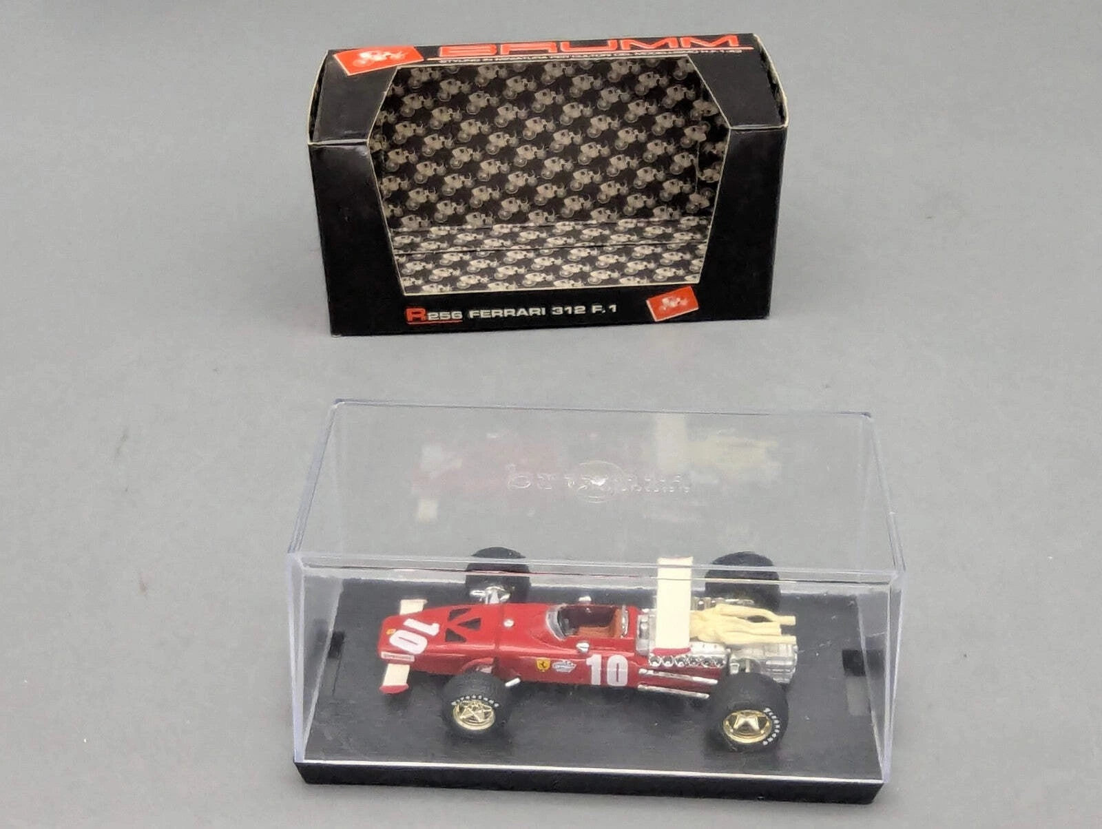 Modellautos 1:43 Brumm Ferrari 312 F.1  GP Italia 1969 #10 Pedro Rodriguez OVP