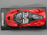 Modellautos 1:12 BBR Ferrari LaFerrari Aperta Met. Red UNIKAT 01/01 Vitrine OVP