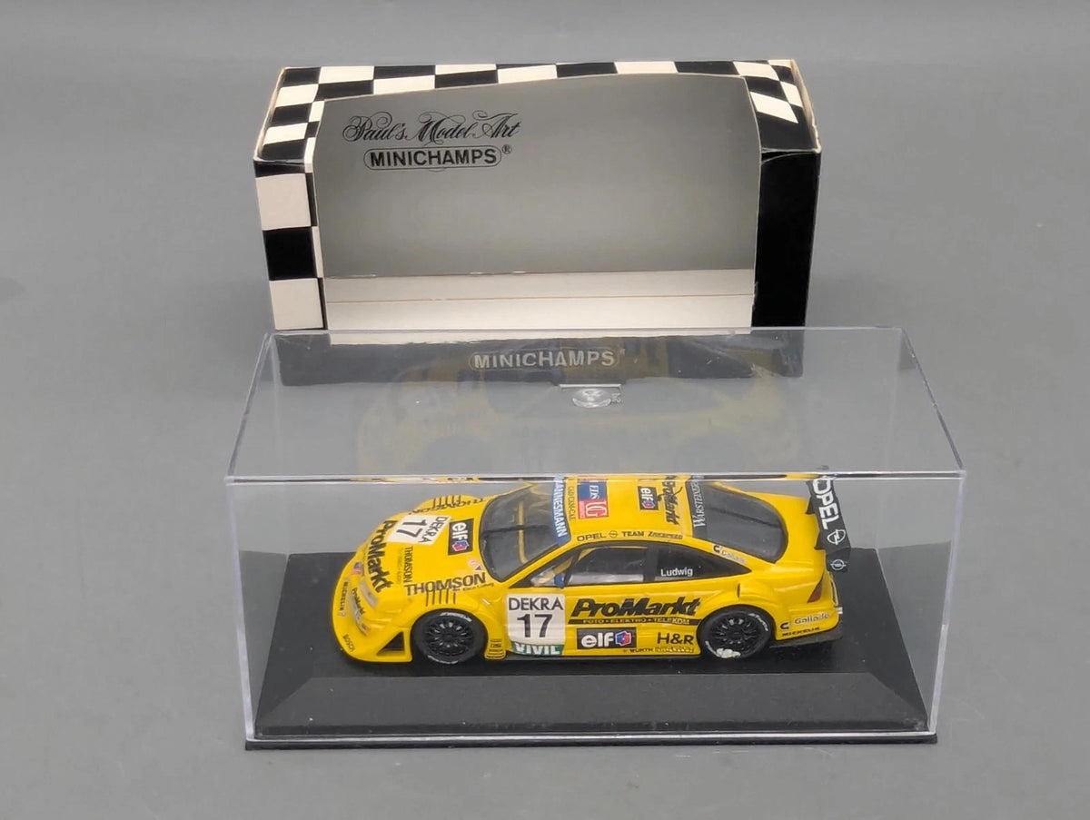 Modellautos 1:43 Minichamps Opel Calibra V6 4x4 DTM ITC 1995 #17 Ludwig OVP
