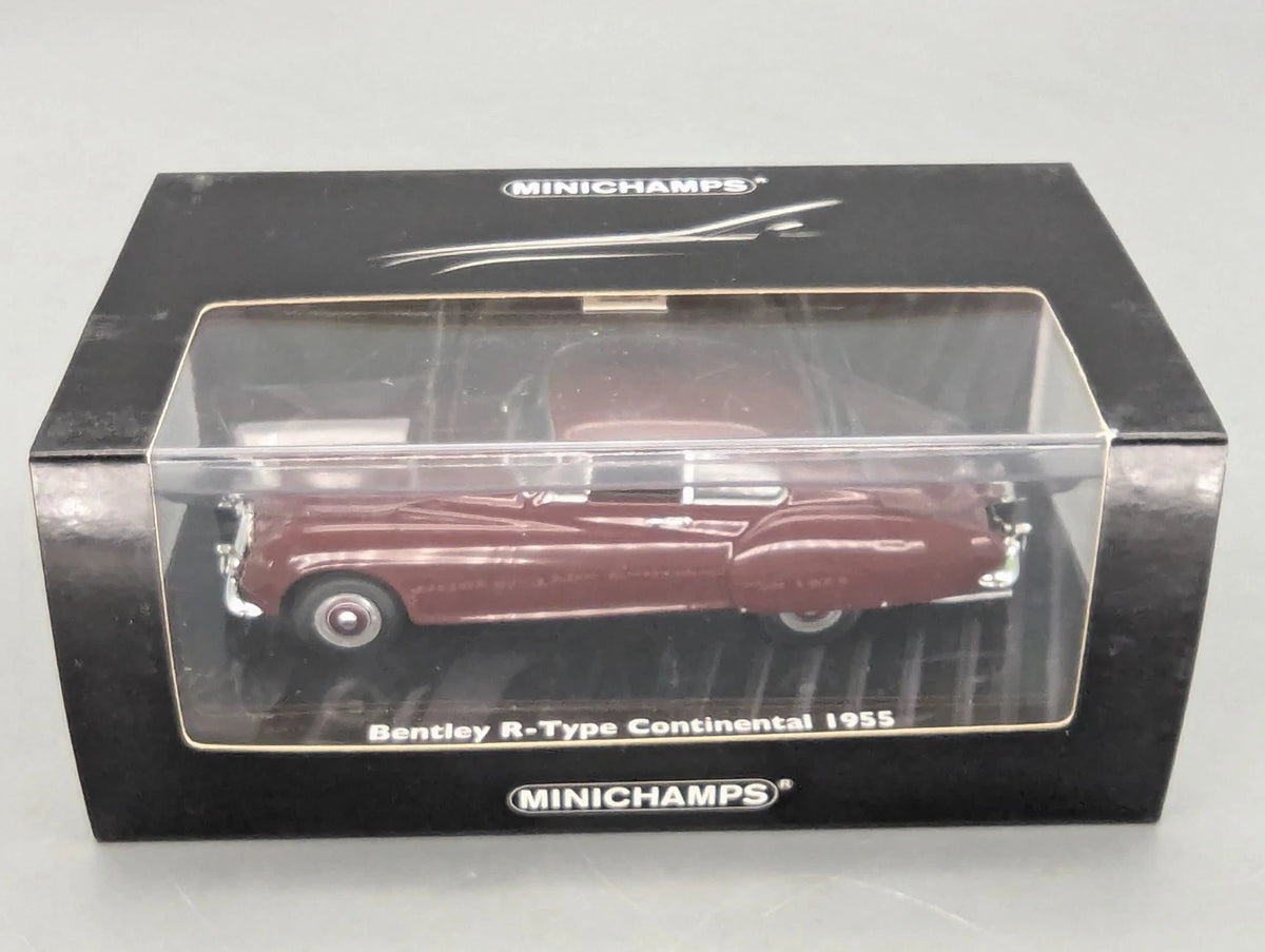 Modellautos 1:43 Minichamps Bentley R-Type Continental 1955 Rot mit OVP