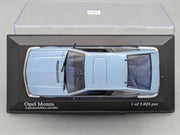 Modellautos 1:43 Minichamps Opel Monza 1980 Blau Metallic mit OVP