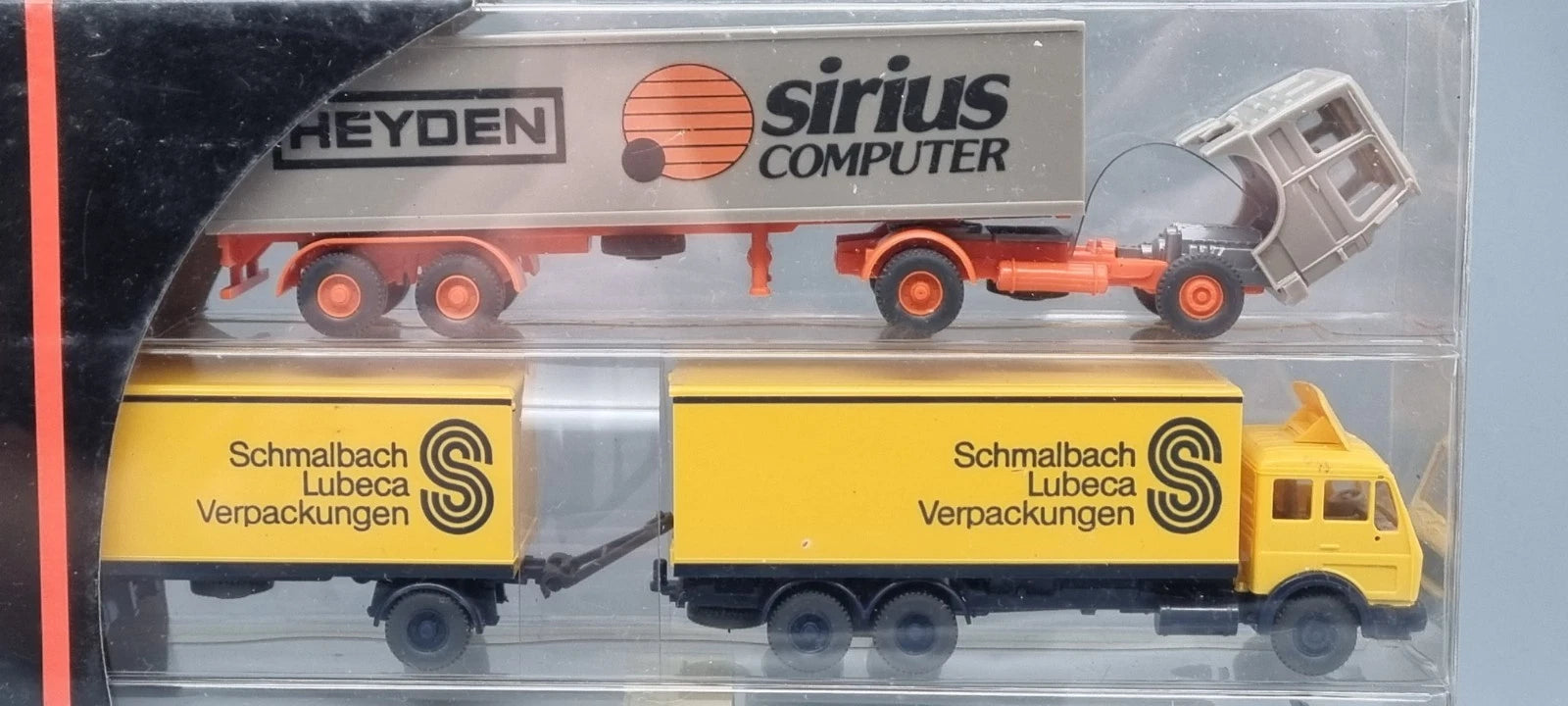 Nutzfahrzeug Modelle 1:87 Wiking Werbemodelle 4er Set 1982/83 OVP