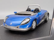 Modellautos 1:43 Vitesse Renault Sport Spider Blau mit Vitrine