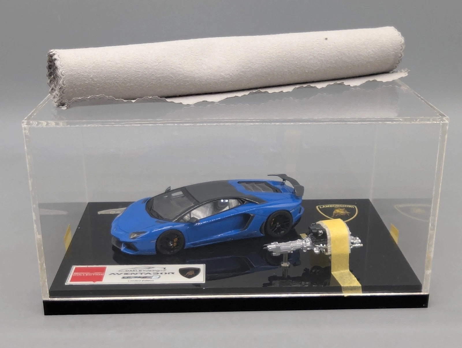 Eidolon Make Up 1:43 Lamborghini Aventador LP760-2 Engine Set Oakley Design OVP