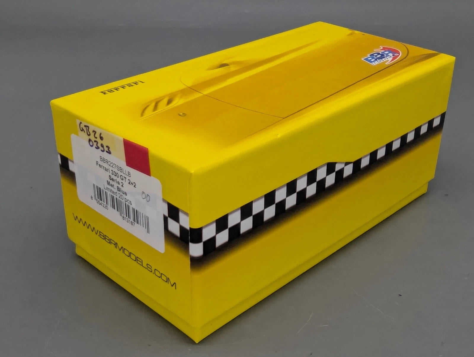Modellautos 1:43 BBR Ferrari 330 GT Serie 2 S/N 8363GT VORSERIENMODELL 00/20 OVP