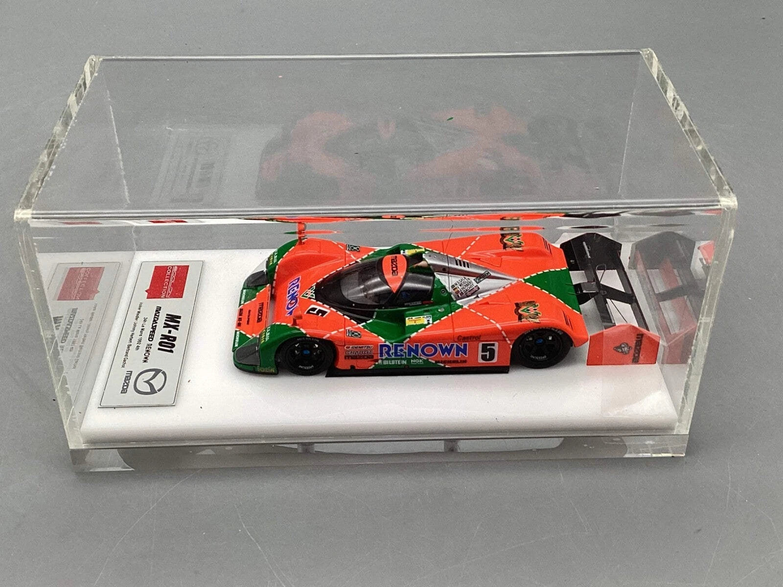 Eidolon Make Up 1:43 Mazda Speed MX-R01 Renon 24h Le Mans 1992 #5 Vitrine OVP