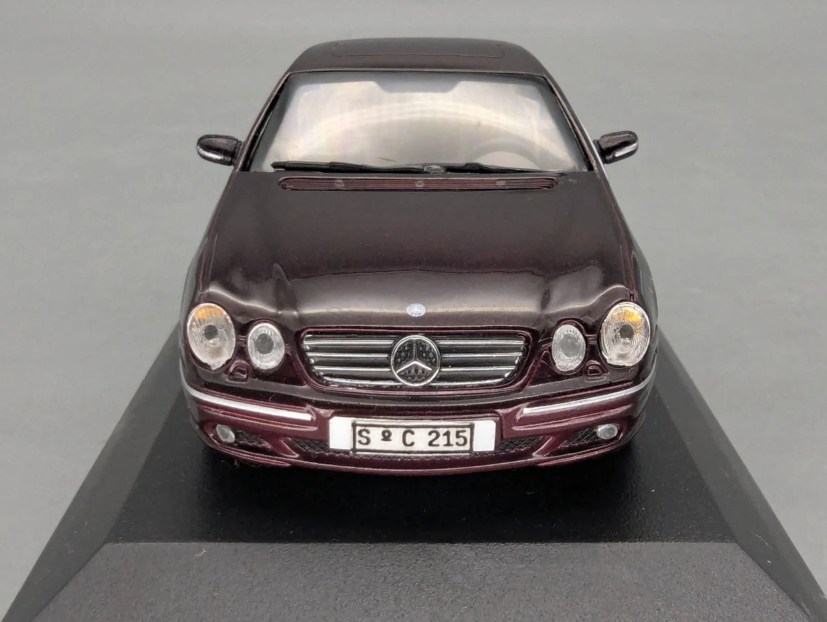 Modellautos 1:43 Minichamps Mercedes Benz CL 500 Dunkel-Violett/Rot Dealer OVP