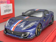 Modellautos 1:43 BBR Deluxe Calsito Ferrari 812 Competizione Blue Ltd 02/30 OVP