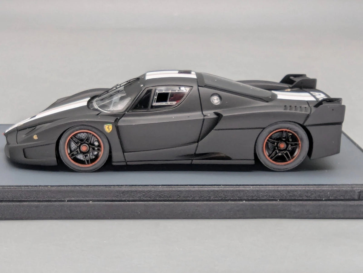 Modellautos 1:43 BBR Ferrari FXX  2006 Black Matt Ltd 17/20 mit Vitrine und OVP