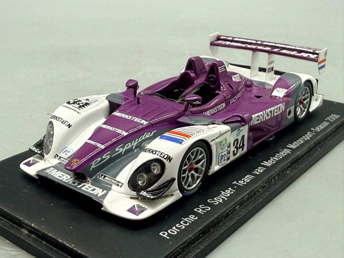 Modellautos 1:43 Spark Porsche RS Spyder Team van Merksteijn Motorsport mit OVP