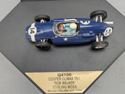 Modellautos 1:43 Quartzo Cooper Climax T51 WINNER Italien GP 1959 #14 Vitrine