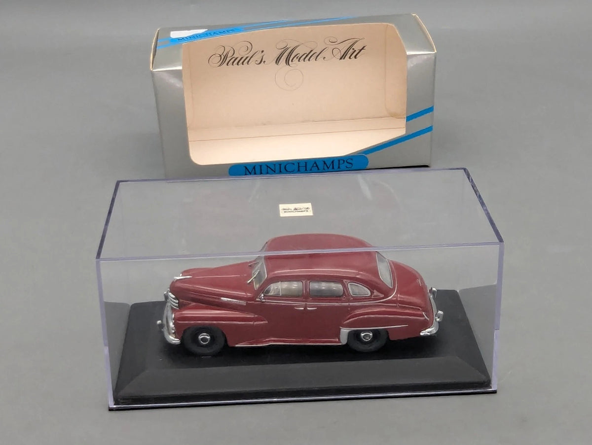 Modellautos 1:43 Minichamps Opel Kapitän 1951 Rot mit OVP