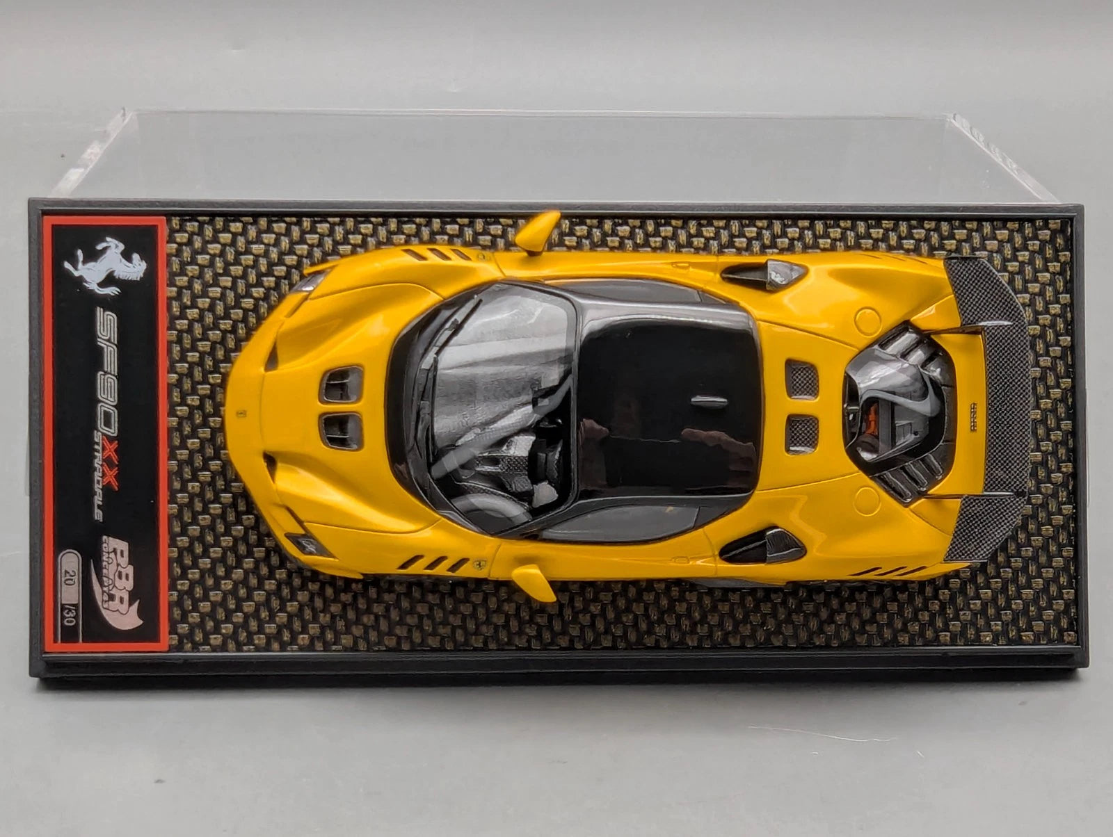Modellautos 1:43 BBR Concept43 Ferrari SF90 XX Stradale Ltd 20/30 Giallo mit OVP