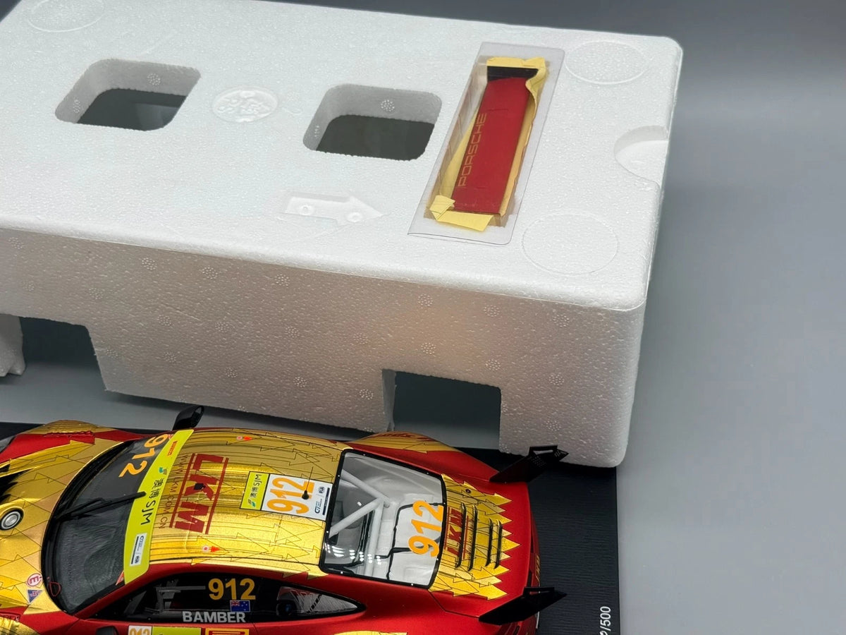 Modellautos 1:18 Spark Porsche 911 GT3 R Fia GT World Cup Macau 2018 mit OVP