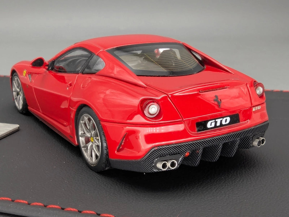 Modellautos 1:43 BBR  Ferrari 599 GTO Rosso corsa 322 Ltd 10/10  in OVP