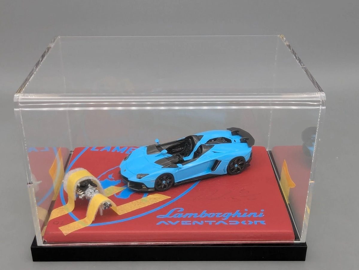 Modellautos 1:43 MR Lamborghini Aventador J Speedster Ltd 01/04 Engine Set OVP