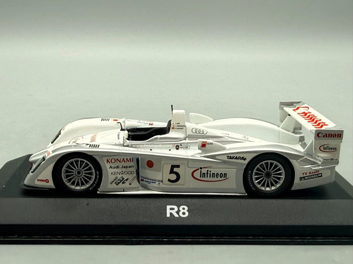 Modellautos 1:43 Minichamps Audi R8 Le Mans 24h 2003 #5 mit OVP