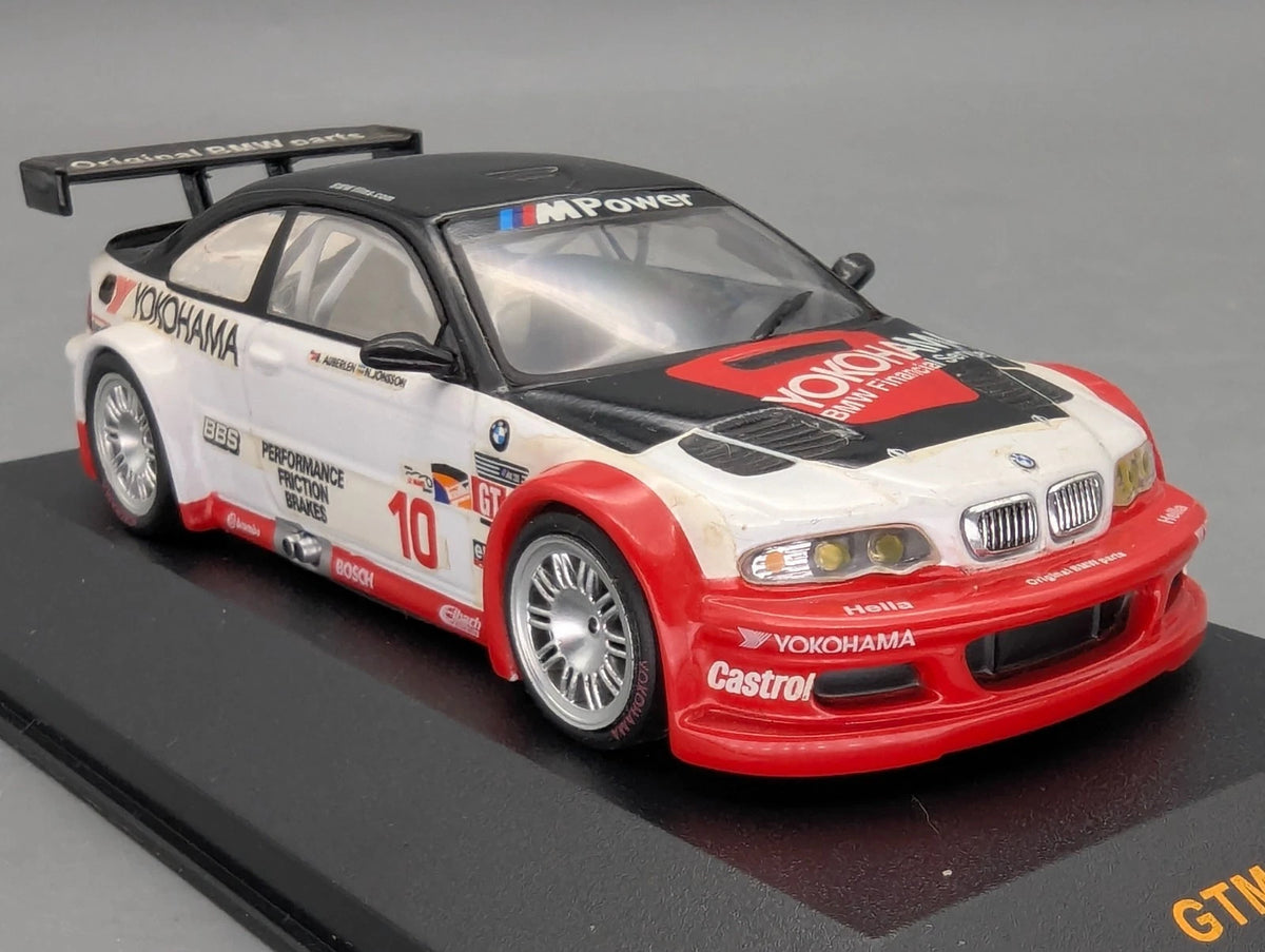 Modellautos 1:43 IXO BMW M3 GTR V8 ALMS 2001 #10 Jonsson Auberlen mit OVP