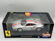 Modellautos 1:18 Hot Wheels Ferrari F355 Challenge 1998 #7 Silber mit OVP