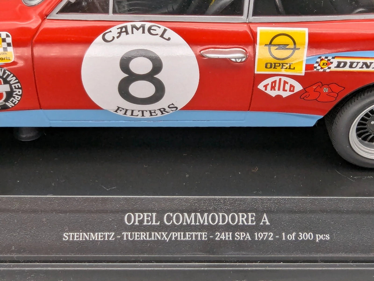 Modellautos 1:18 Minichamps Opel Commodore A 24h Spa 1972 #8 OVP (GB26-0029)