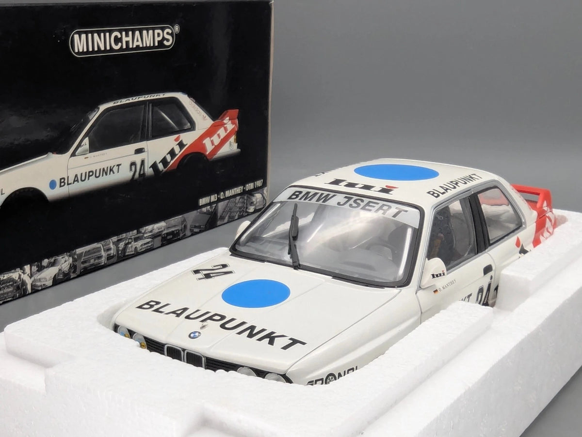 Modellautos 1:18 Minichamps BMW M3 DTM 1987 #24 O. Manthey mit OVP
