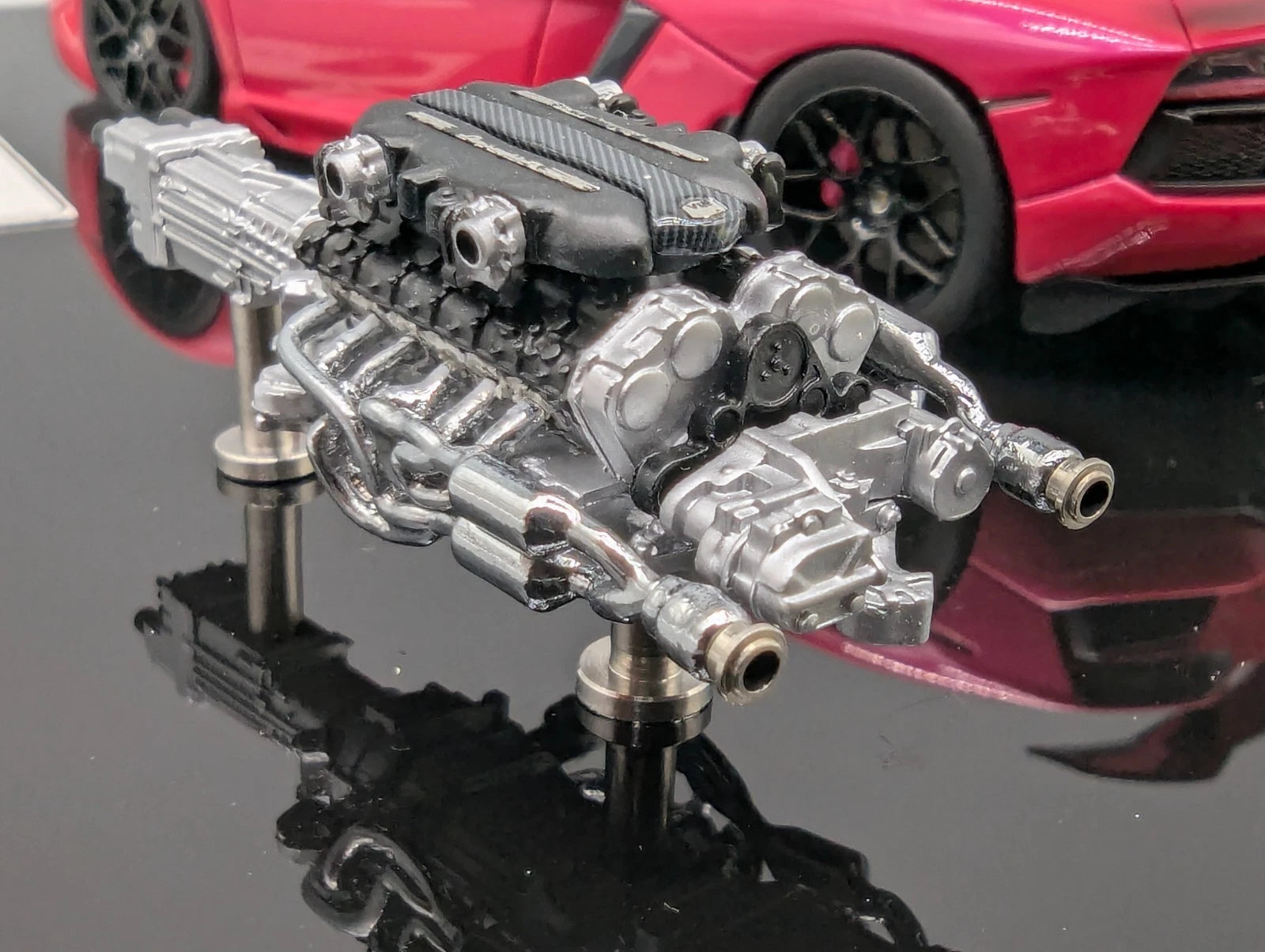 Eidolon Make Up 1:43 Lamborghini Aventador LP760-2 Engine Set Oakley 05/05 OVP