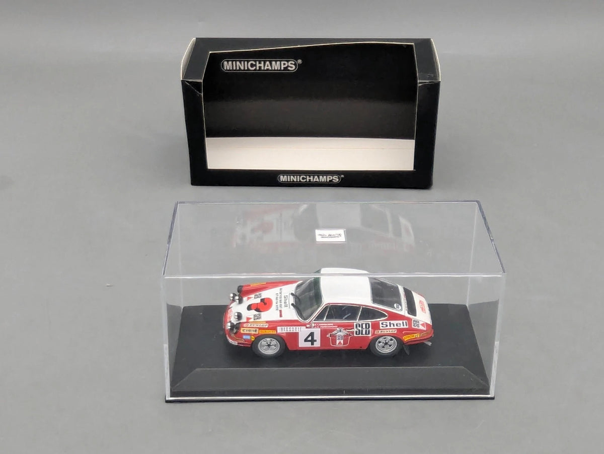 Modellautos 1:43 Minichamps Porsche 911 S SEB Rallye Monte Carlo 1972 #4 mit OVP