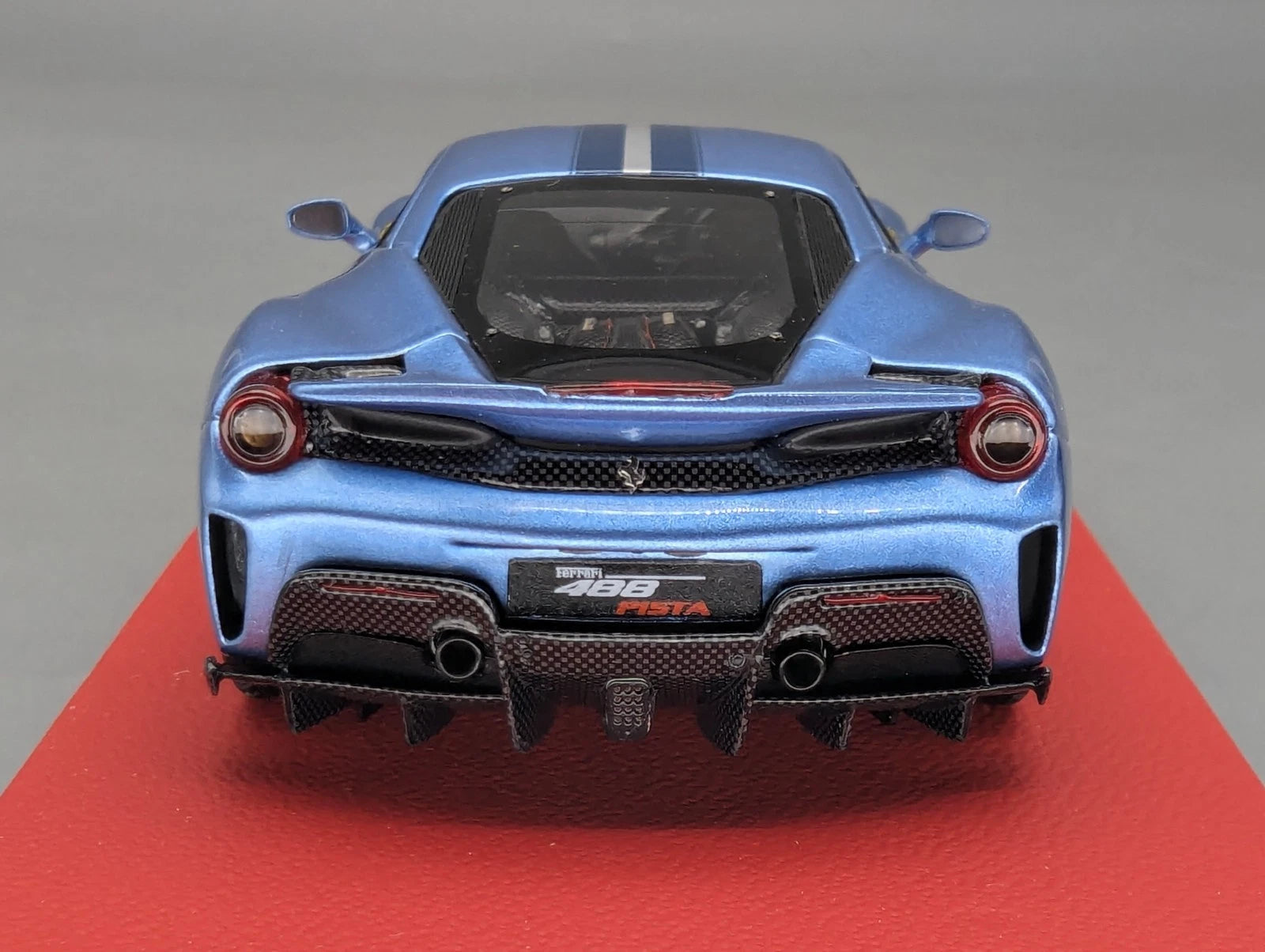 Modellautos 1:43 BBR Concept43 Ferrari 488 Pista RHD Azzurro Cali. Ltd 01/20 OVP