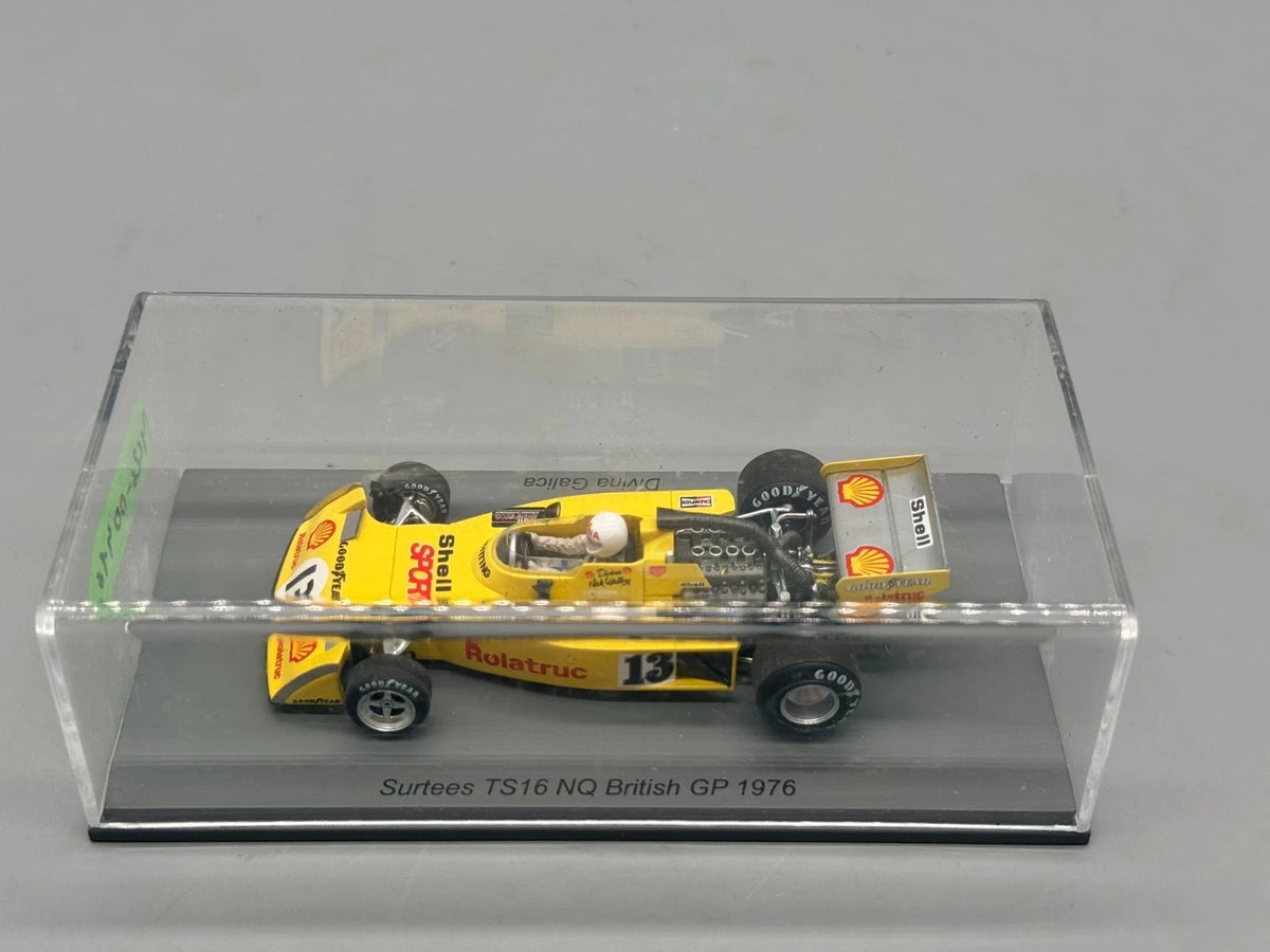 Modellautos 1:43 Spark Surtees TS16 NQ British GP 1976 mit OVP