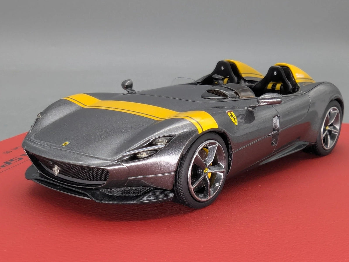 Modellautos 1:43 BBR  Ferrari Monza SP2 Metallic Silver Ltd 01/05 OVP
