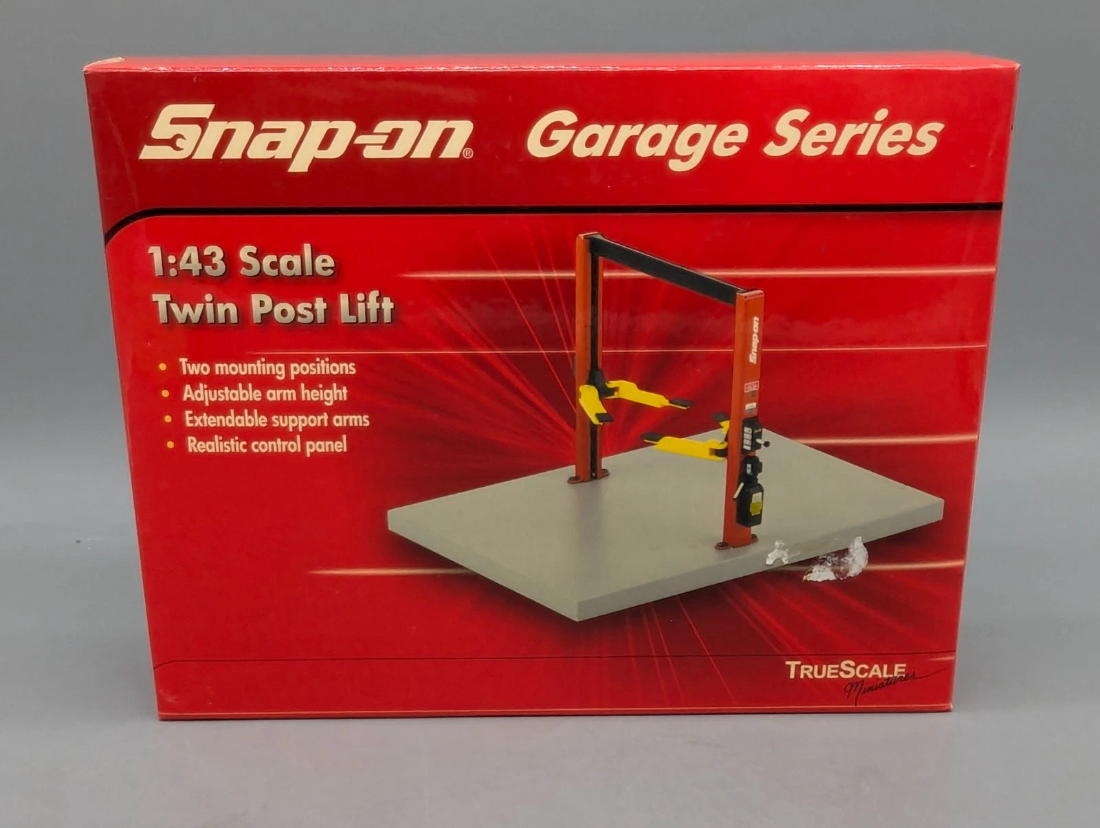 Modellautos 1:43 Snap-on TrueScale Miniatures 08001 Hebebühne Lift mit OVP #2