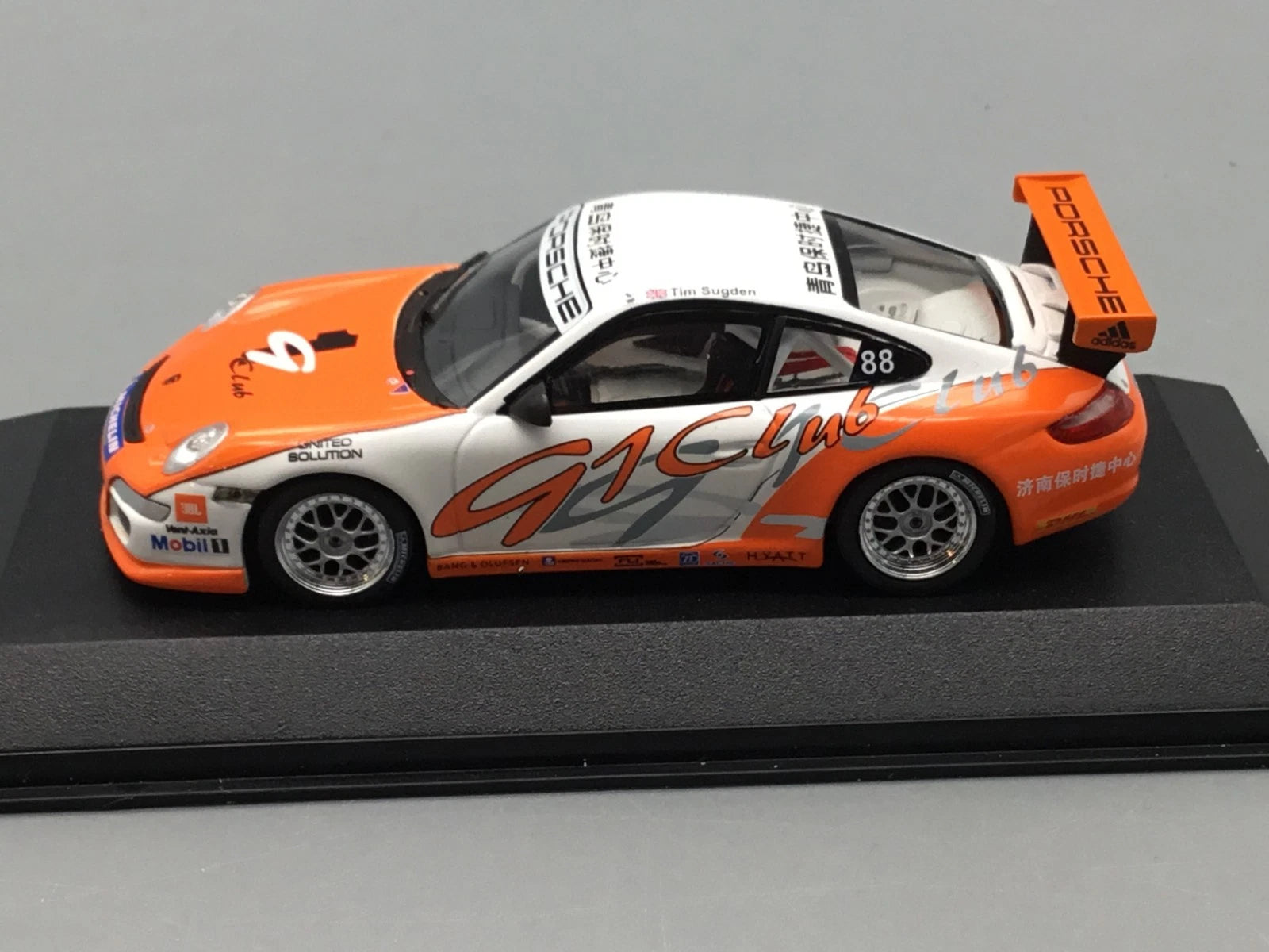 Modellautos 1:43 Minichamps Porsche 911 GT3 Cup Asia  2007 Tim Sugden #88 in OVP