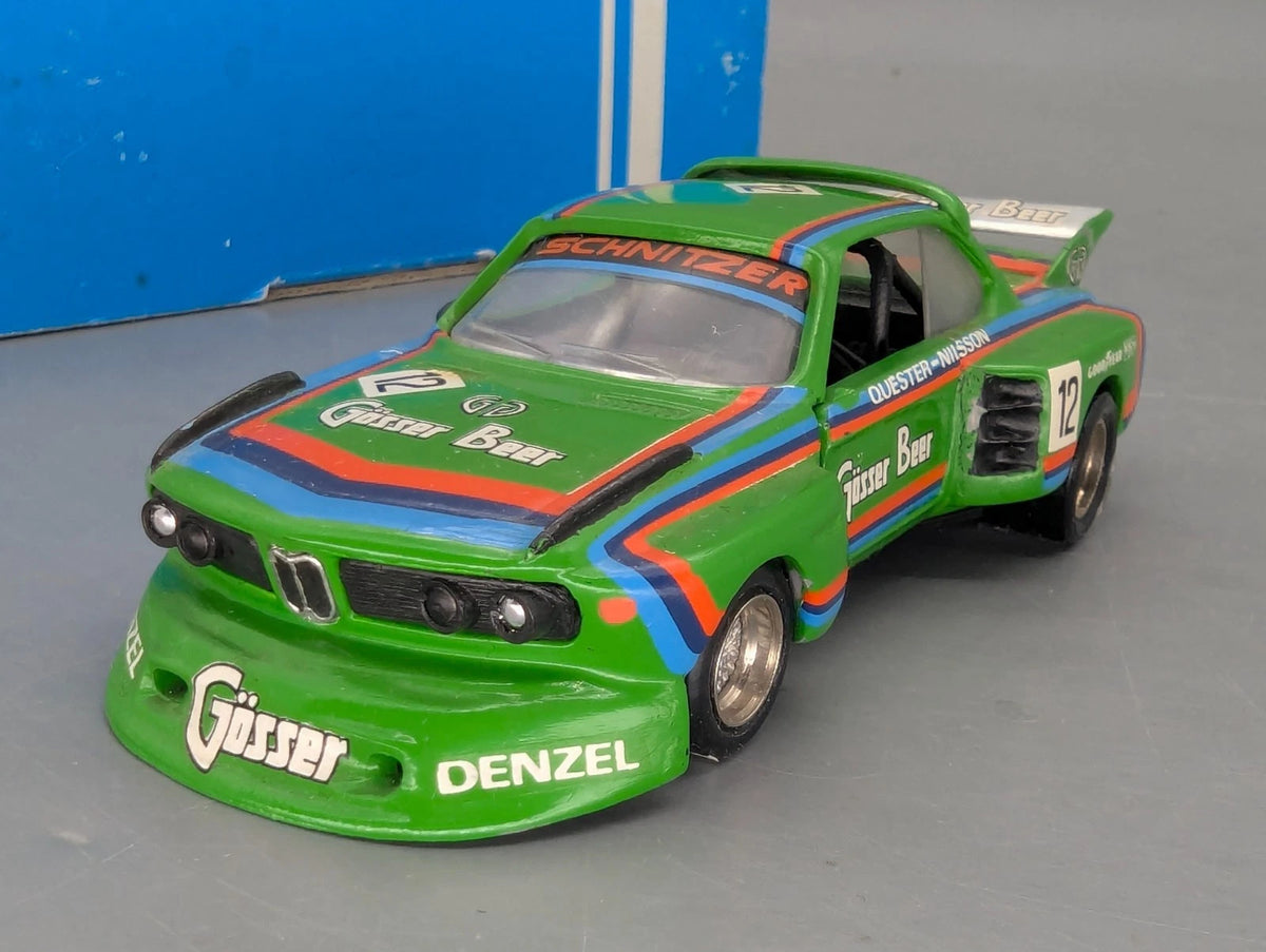 Modellautos 1:43 Solido BMW 3.0 CLS Gösser Beer #12 Quester Nielsson Built Kit